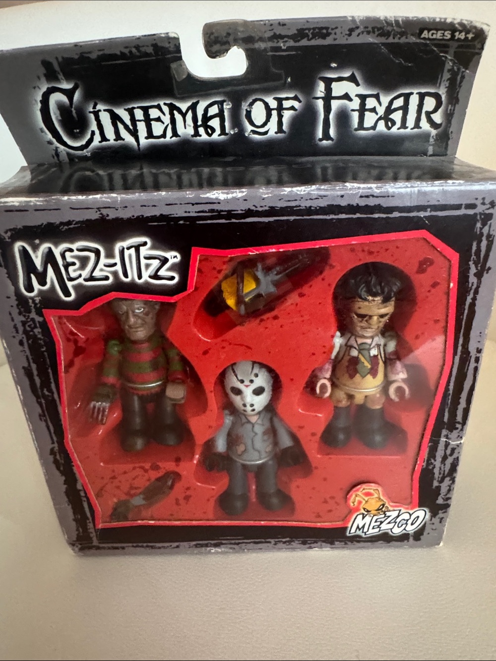 Mez-Itz Cinema of Fear 3-Pack Action Figures - Black & Red